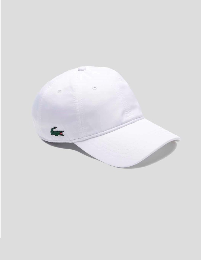 Gorra LACOSTE sport leve blanc